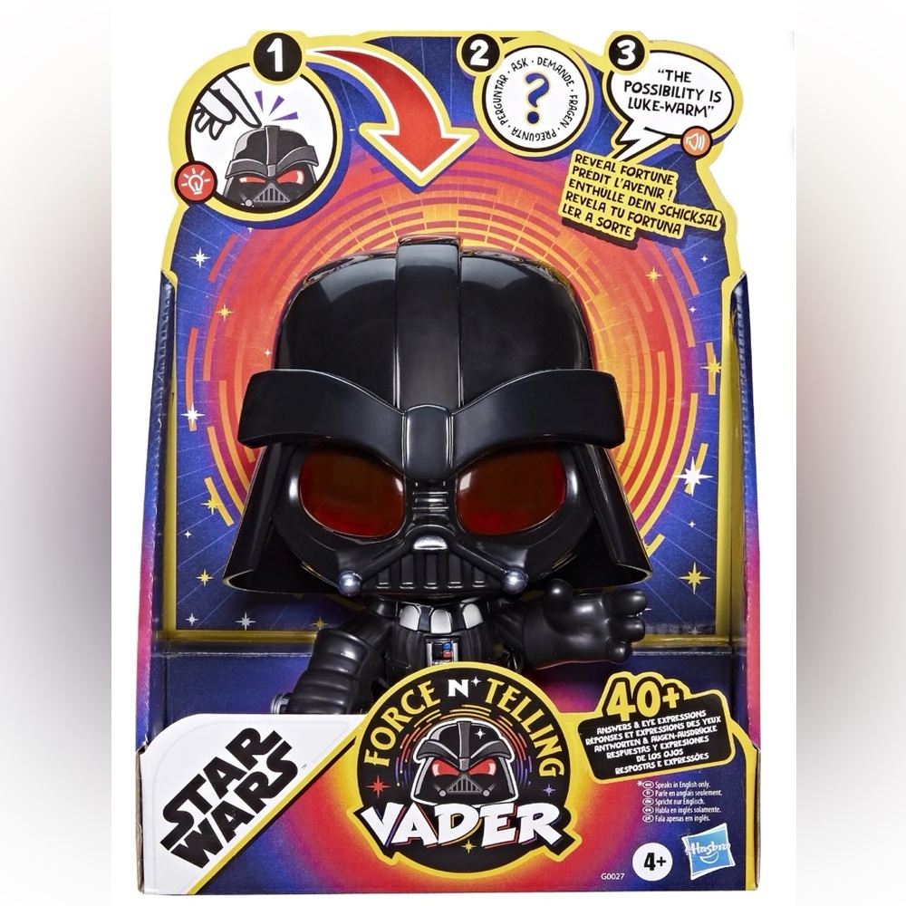Star Wars FORCE N TELLING VADER Disney Fortune Telling Darth Vader New In Box